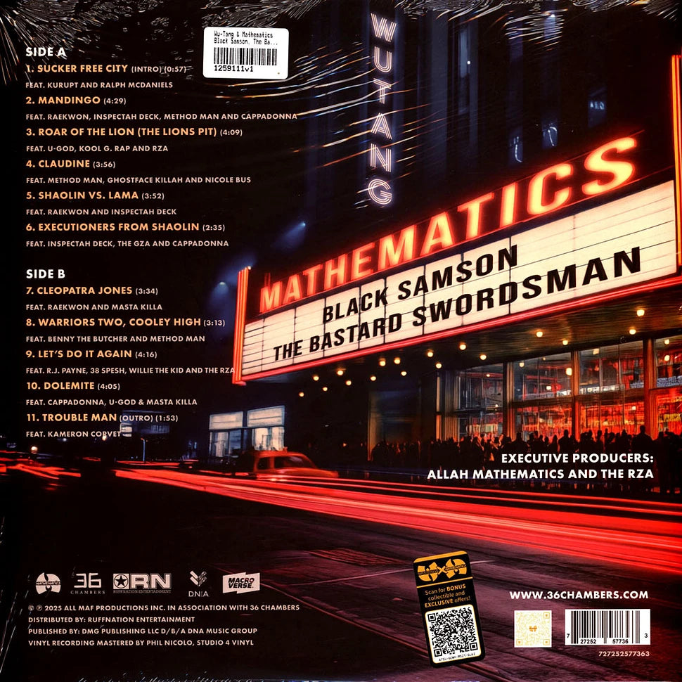 Wu-Tang X Mathematics – Black Samson, The Bastard Swordsman