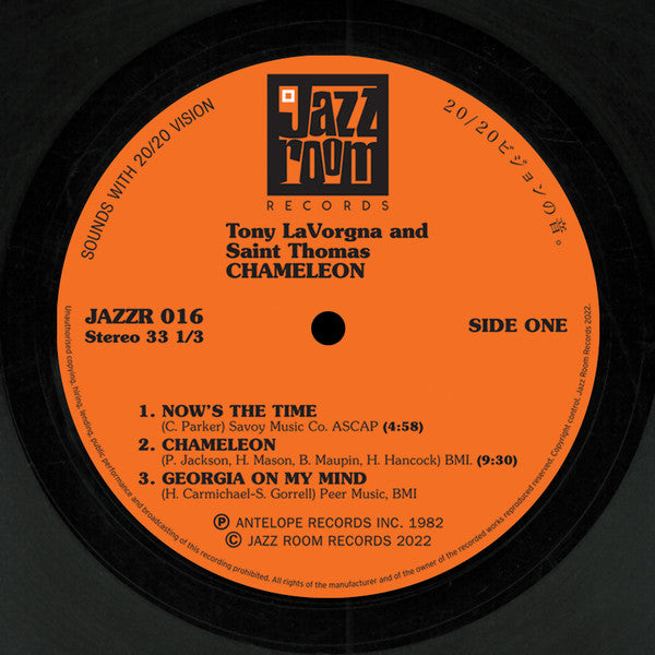 Tony Lavorgna And The St. Thomas Jazz Quartet – Chameleon