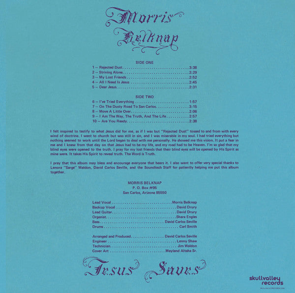 Morris Belknap – Jesus Saves