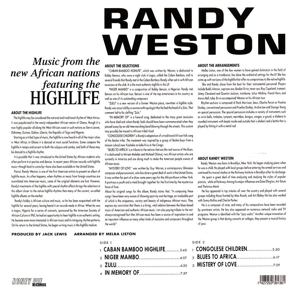 Randy Weston – Music From The New African Nations Featuring The Highlife