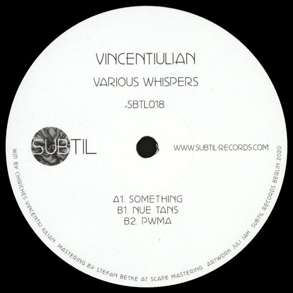 VincentIulian – Various Whispers