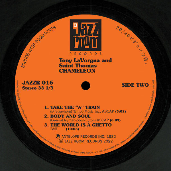 Tony Lavorgna And The St. Thomas Jazz Quartet – Chameleon