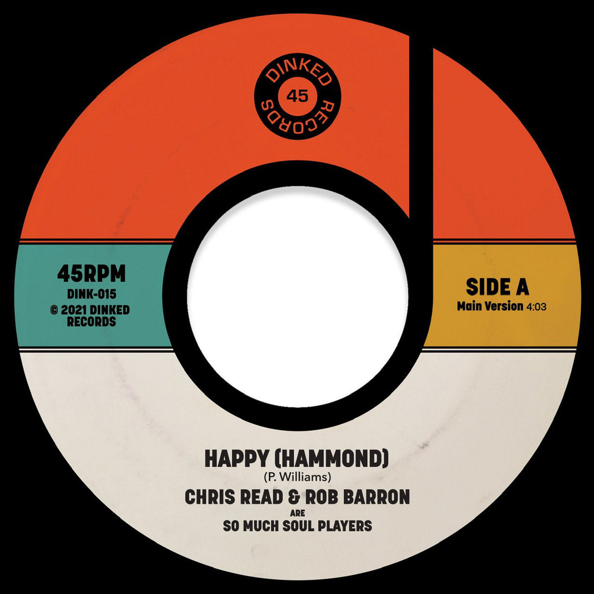 Chris Read &amp; Rob Barron Are So Much Soul Players ‎– Happy (Hammond)