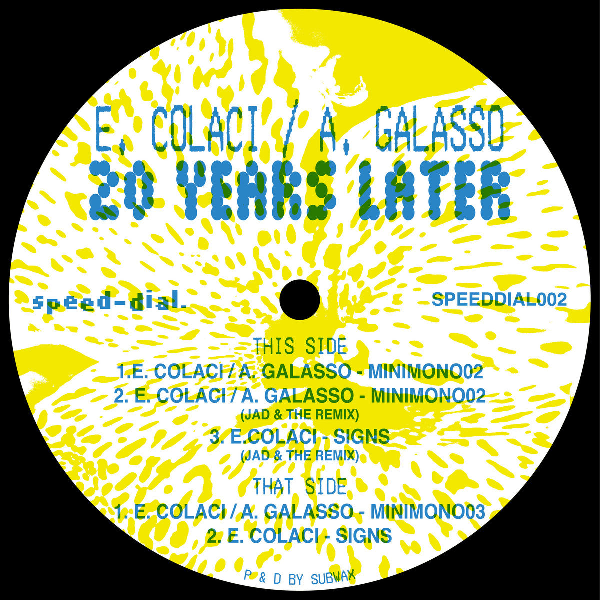 E. Colaci / A. Galasso – 20 Years Later