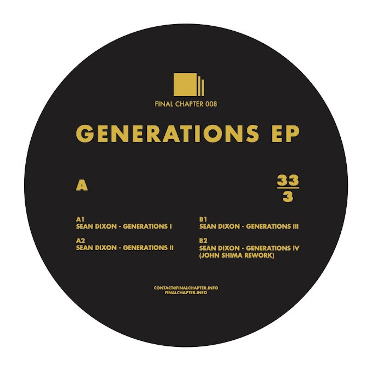 Sean Dixon – Generations EP