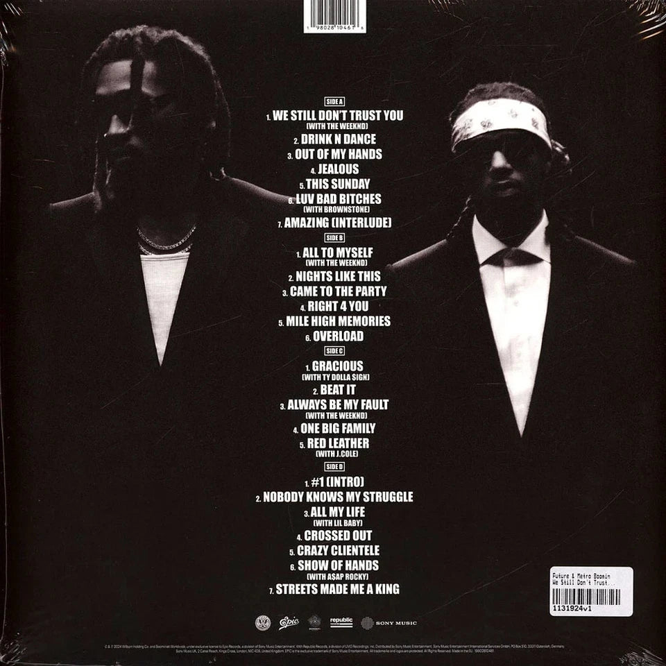 Future, Metro Boomin – We Still Don't Trust You