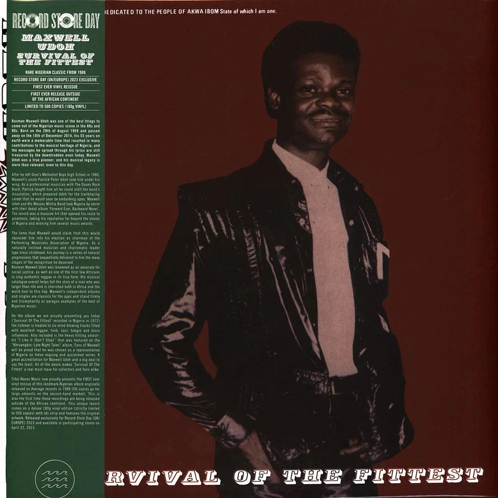 Maxwell Udoh (Dove's Golden Voice) – Survival Of The Fittest