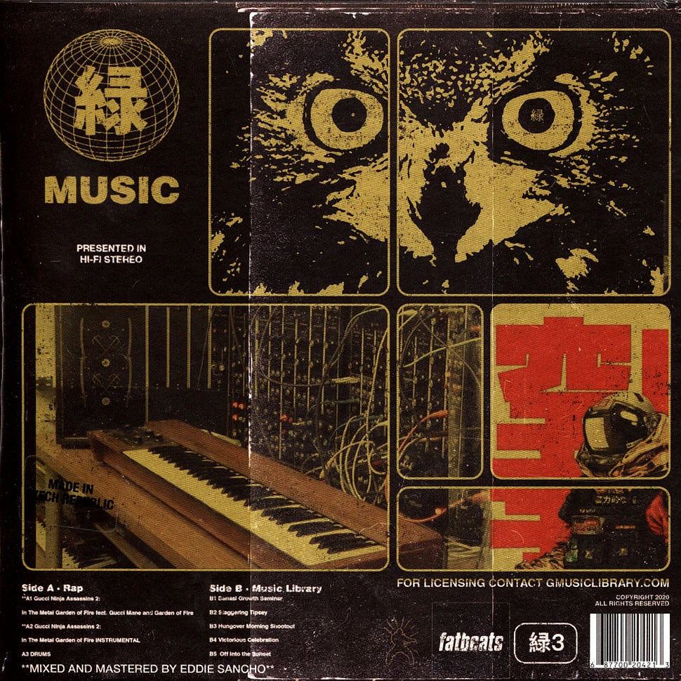 Mr. Green – Gucci Ninja Assassins 2: In The Metal Garden of Fire Featuring Gucci Mane and Garden of Fire