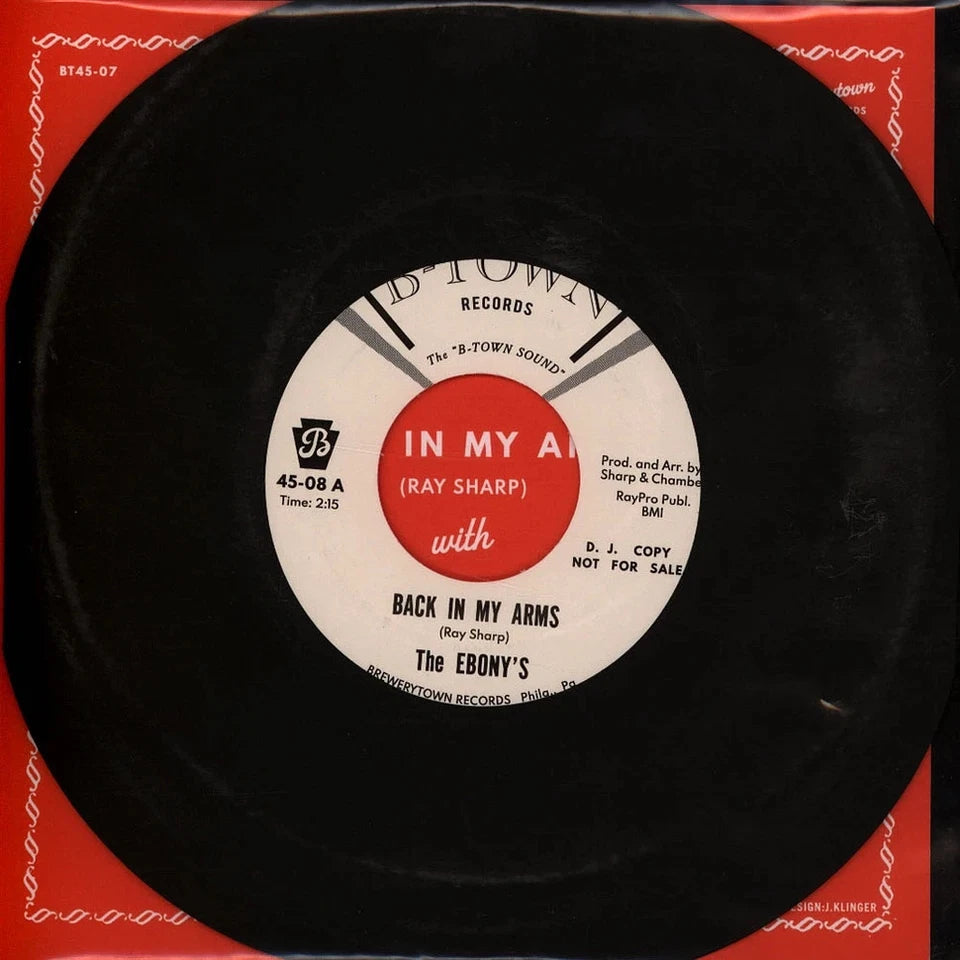 The Ebonys – Back In My Arms / I Won't Try No More